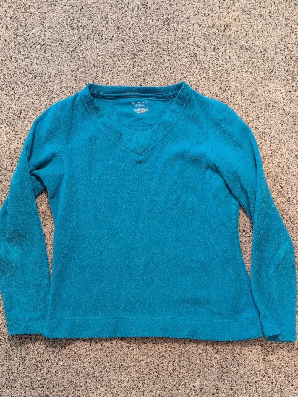 Women’s Teal V-Neck Lightweight Knit Sweater